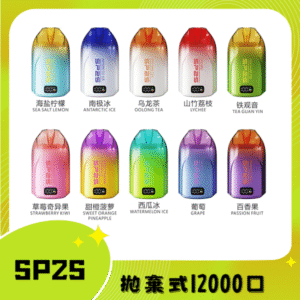 SP2S思博瑞拋棄式12000口|無需充補充煙油|即棄型電子煙裝置